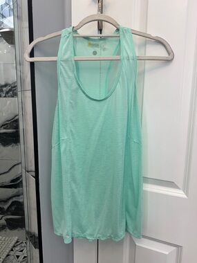 Zella Mint Green Racerback Athletic Tank